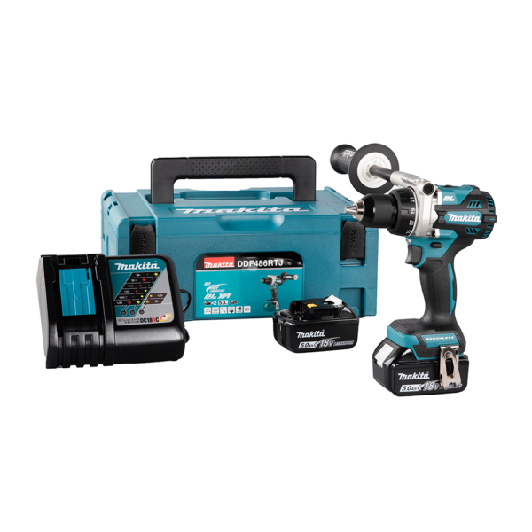 MAKITA DDF486RTJ Borskrutrekker LXT® 18V