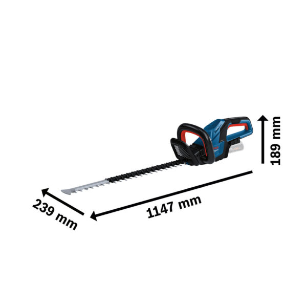 Bosch GHE 18V-60 (II) Batteridrevet hekksaks - Bilde 2