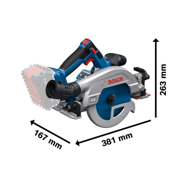 Bosch GKS 18V-57-2 GX Batteridrevet sirkelsag - Bilde 2