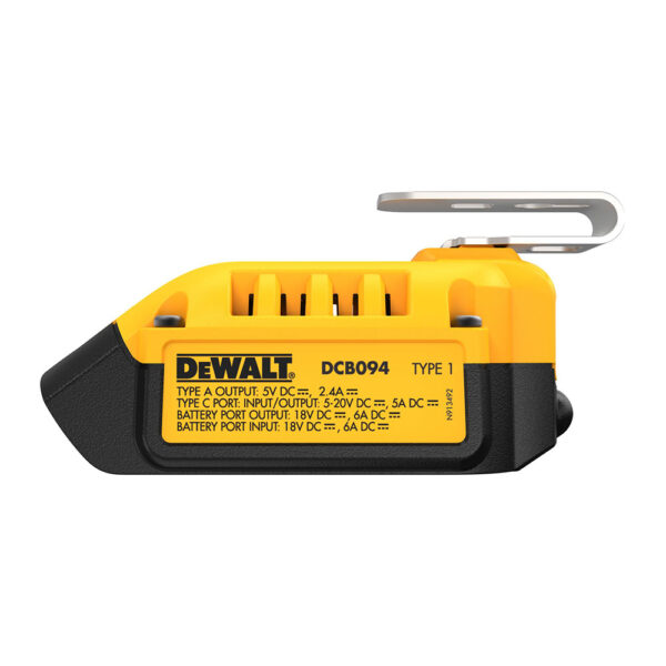 Dewalt DCB094K-QW 18V XR® USB-lader - Bilde 2