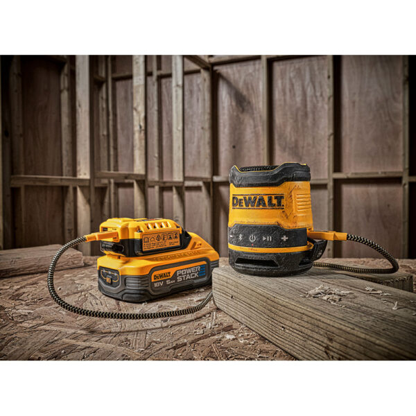 Dewalt DCR009-XJ Kompakt USB-C Bluetooth-høyttaler - Bilde 3