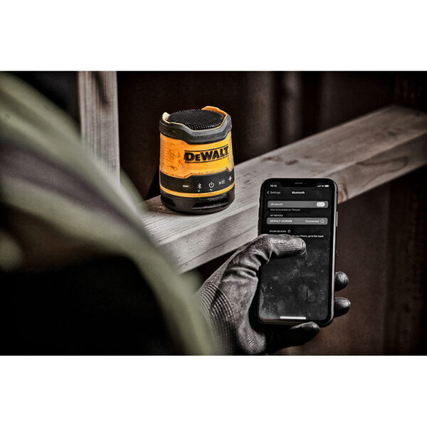 Dewalt DCR009-XJ Kompakt USB-C Bluetooth-høyttaler - Bilde 4