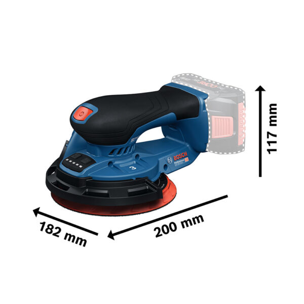 Bosch GEX 18V-150-3 Batteridrevet eksentersliper - Bilde 2