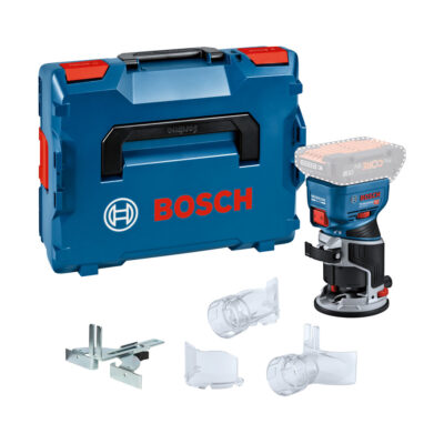 Bosch GKF 18V-8 Batteridrevet kantfres - GKF 18V-8 Solo i L-BOXX 136 m/tilbehør