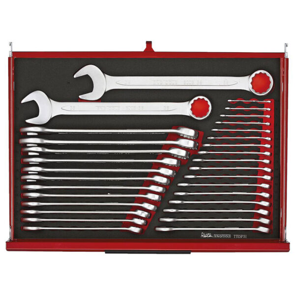 Teng Tools TKW26R278F 26" PRO35™ FOAM Verktøyvogn 278 deler rød - Bilde 6