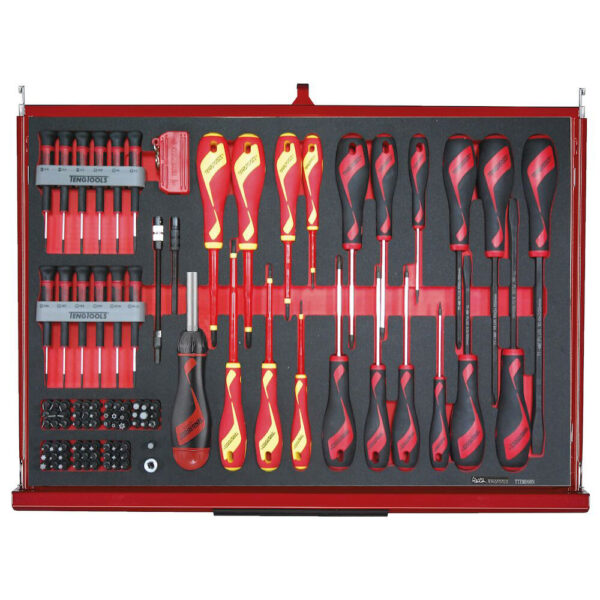 Teng Tools TKW26R335F 26" PRO35™ FOAM Verktøyvogn 335 deler rød - Bilde 3