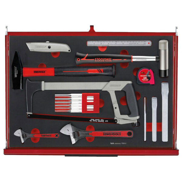 Teng Tools TKW26R335F 26" PRO35™ FOAM Verktøyvogn 335 deler rød - Bilde 4