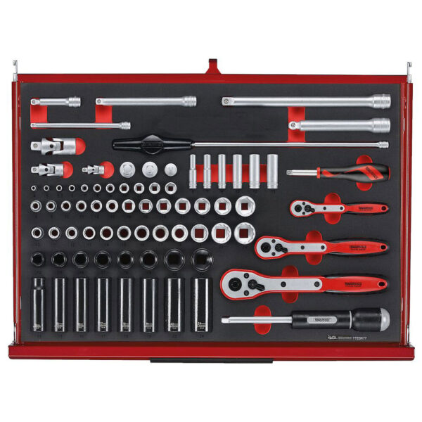 Teng Tools TKW26R335F 26" PRO35™ FOAM Verktøyvogn 335 deler rød - Bilde 6