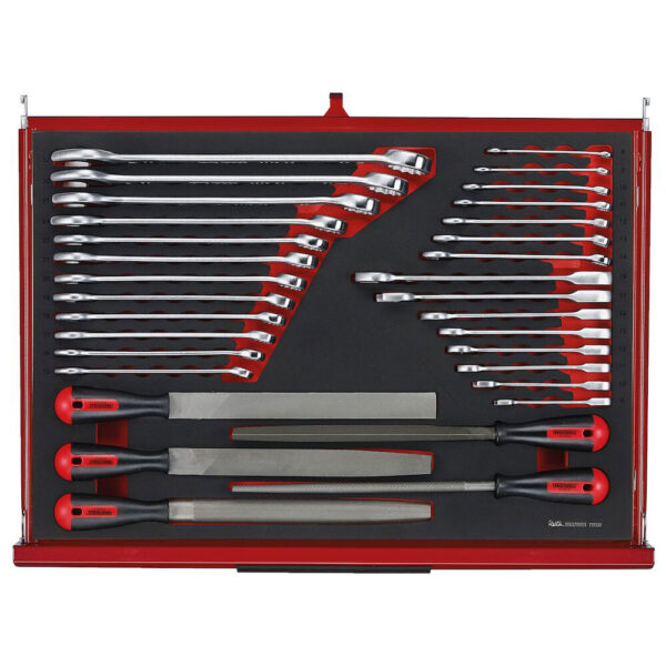 Teng Tools TKW26R335F 26" PRO35™ FOAM Verktøyvogn 335 deler rød - Bilde 8