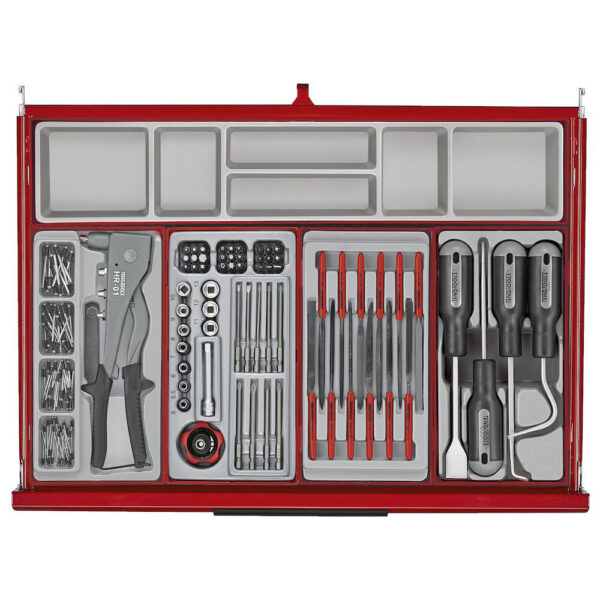 Teng Tools TKW26R628T 26" 26" PRO35™ Verktøyvogn 628 deler rød - Bilde 3