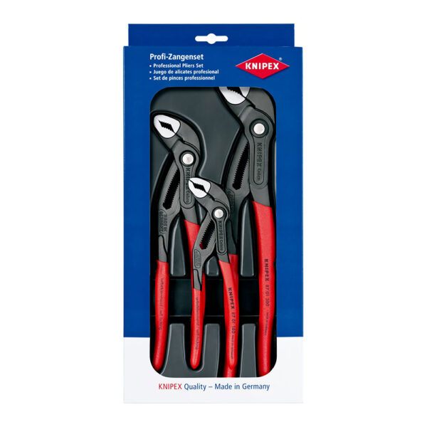 Knipex 00 20 09 V02 KNIPEX Cobra®-pakke, 3 deler