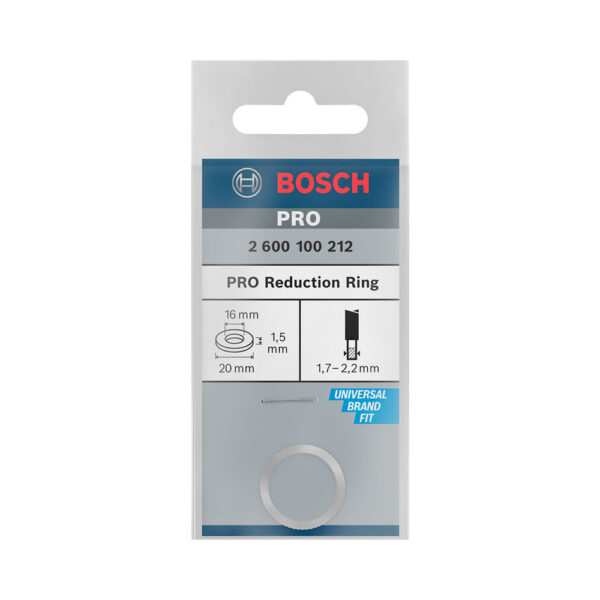 Bosch Reduksjonsring til PRO sirkelsagblad, 20 x 1,5 x 16 mm - Bilde 2