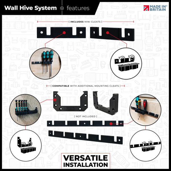 StealthMounts Wall Hive System Skrutrekkerstativ - Bilde 5