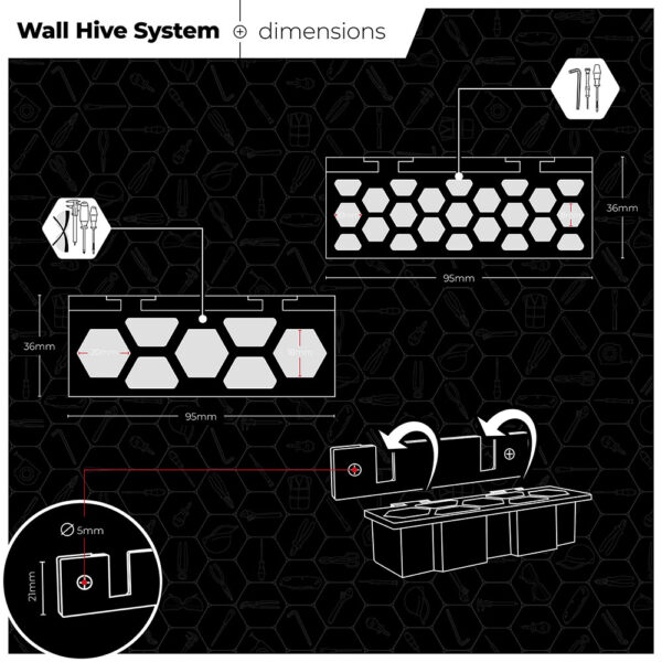 StealthMounts Wall Hive System Skrutrekkerstativ - Bilde 2