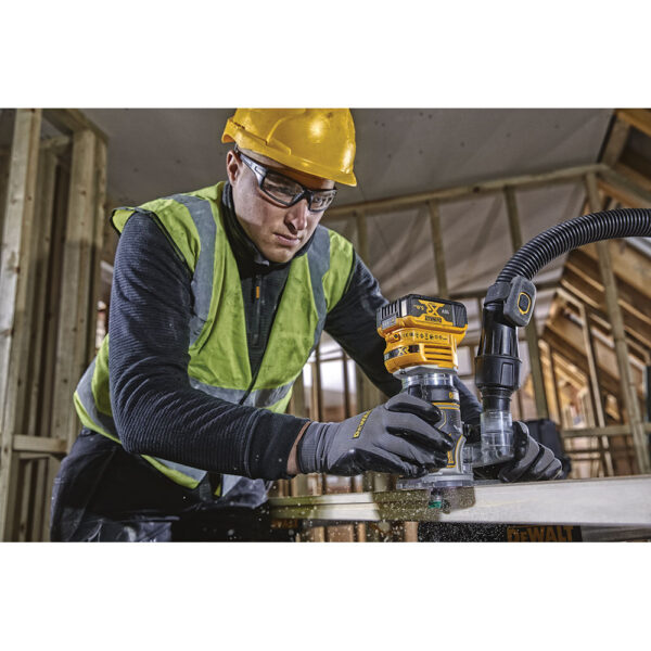 Dewalt DCW604NT-XJ 18V XR 1/2" Børsteløs håndoverfres - Naken i TSTAK - Bilde 4