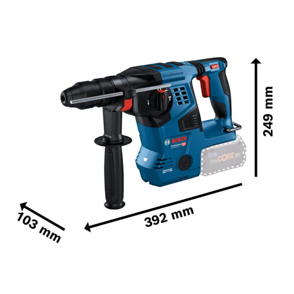 Bosch GBH 18V-28 CF Batteridrevet borhammer med SDS plus - Bilde 2