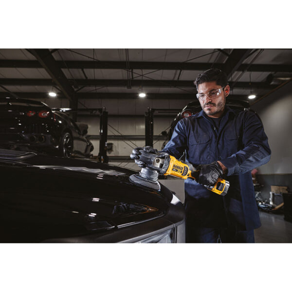 Dewalt DCM848N-XJ 18V XR Børsteløs 125 mm Dual Action Poleringsmaskin - Naken i pappeske - Bilde 6