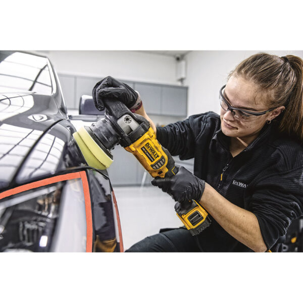 Dewalt DCM848N-XJ 18V XR Børsteløs 125 mm Dual Action Poleringsmaskin - Naken i pappeske - Bilde 4