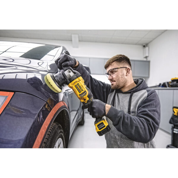 Dewalt DCM848N-XJ 18V XR Børsteløs 125 mm Dual Action Poleringsmaskin - Naken i pappeske - Bilde 5