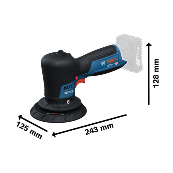 Bosch GPX 12V-125 Poleringsmaskiner - Bilde 3