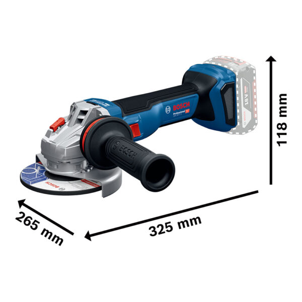 Bosch GWS 18V-11 Batteridrevne vinkelslipere - Bilde 2