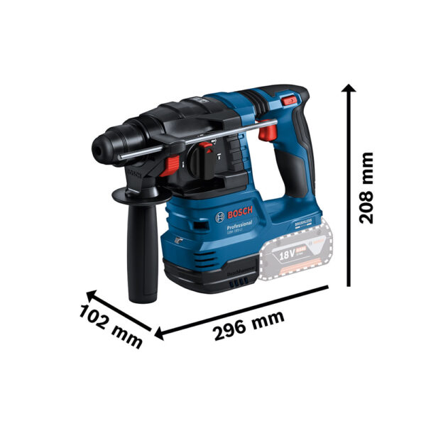 Bosch GBH 18V-22 Batteridrevet borhammer med SDS plus - Bilde 2