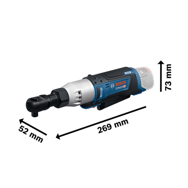 Bosch GRC 12V-60 3/8 SN Batteridrevet skralle - Bilde 2