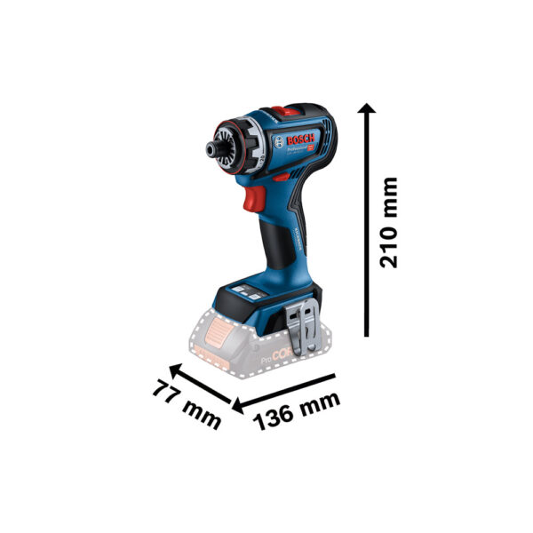 Bosch GSR 18V-90 FC Batteridrevet bor-/skrumaskin - Bilde 2