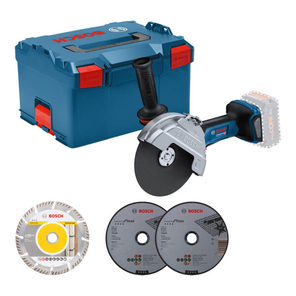 Bosch GWS 18V-180 P Batteridrevet vinkelsliper BITURBO
