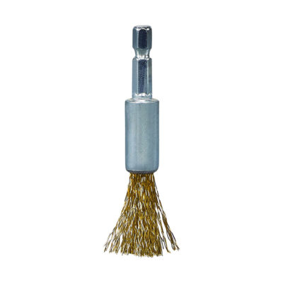 MAKITA D-73704 Stålbørste, 12 mm x 0,3 mm bølget tråd, 1/4", messingbelagt