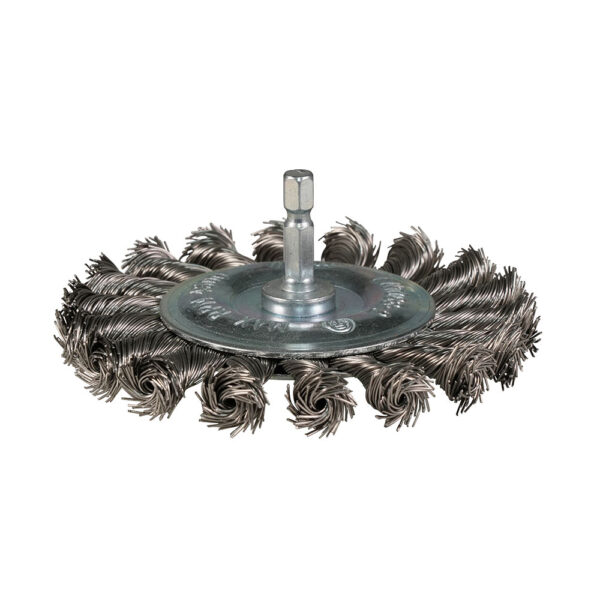 MAKITA D-76722 Stålbørste hjul, 100 mm, Rustfri