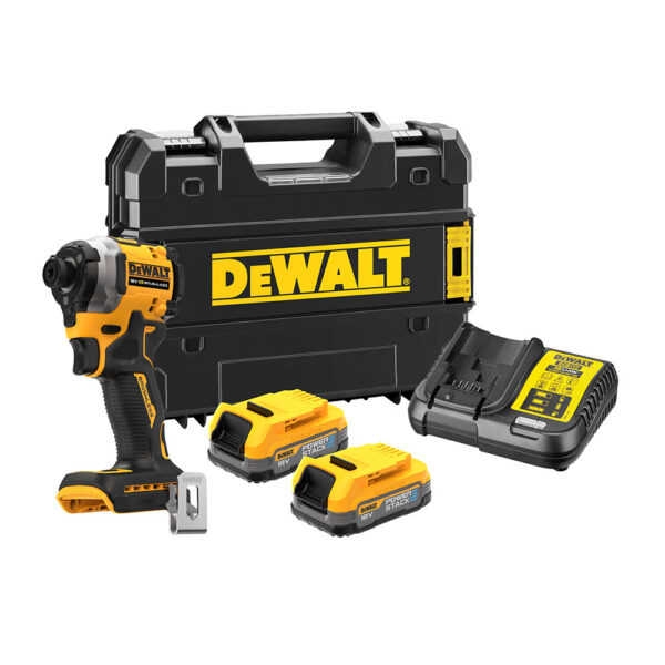Dewalt DCF850E2T-QW 18V XR børsteløs slagtrekker – Komplett i TSTAK