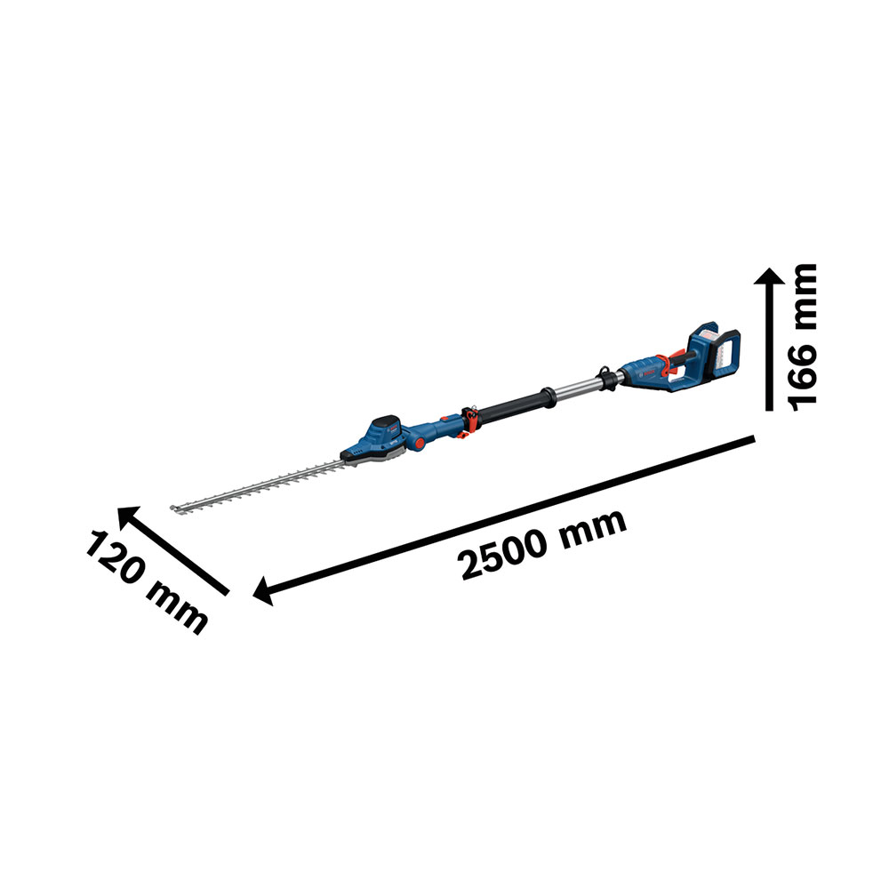 Bosch GHE 18V-50 TP Batteridrevet teleskophekksaks - Bilde 3