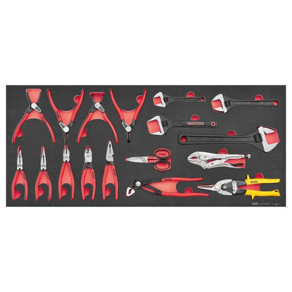 Teng Tools TKW37R309FC Verktøyvogn med verktøy 309 deler - Bilde 5