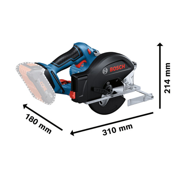 Bosch GKM 18V-50 Batteridrevet metallsirkelsag - Bilde 2