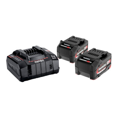 METABO Batteripakke med Lader 2X5,2AH
