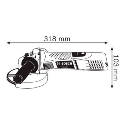 Alternative view of Bosch GWS 7-125 Vinkelsliper