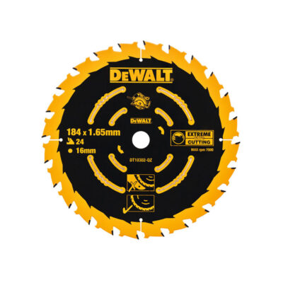 Dewalt DT10302-QZ EXTREME Sirkelsagblad 184 x 16 mm 24T