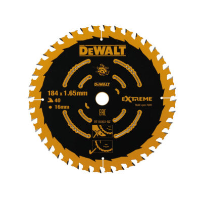 Dewalt DT10303-QZ EXTREME Sirkelsagblad 184 x 16 mm 40T