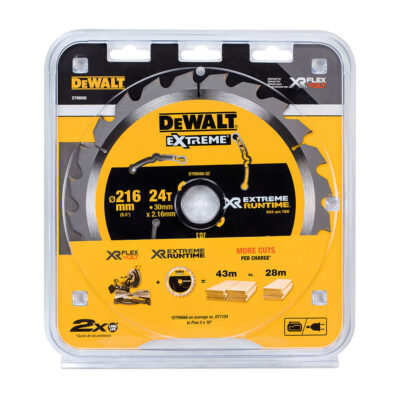Alternative view of Dewalt DT99568-QZ FlexVolt Sirkelsagblad 216 x 30 mm 24T