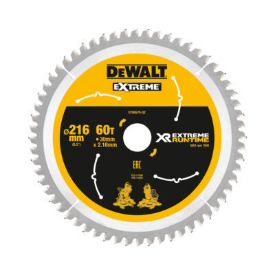 Dewalt DT99570-QZ FlexVolt Sirkelsagblad 216 x 30 mm 60T
