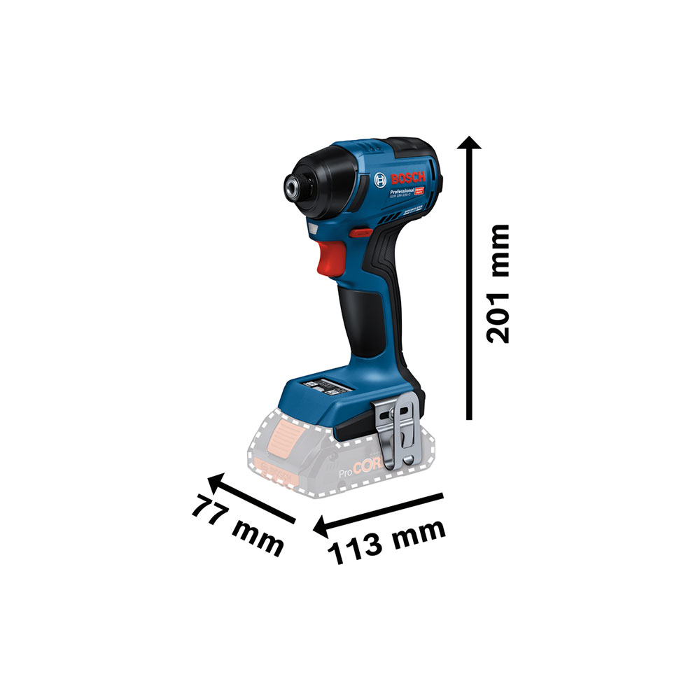 Bosch GDR 18V-220 C Batteridrevet slagtrekker - Bilde 2
