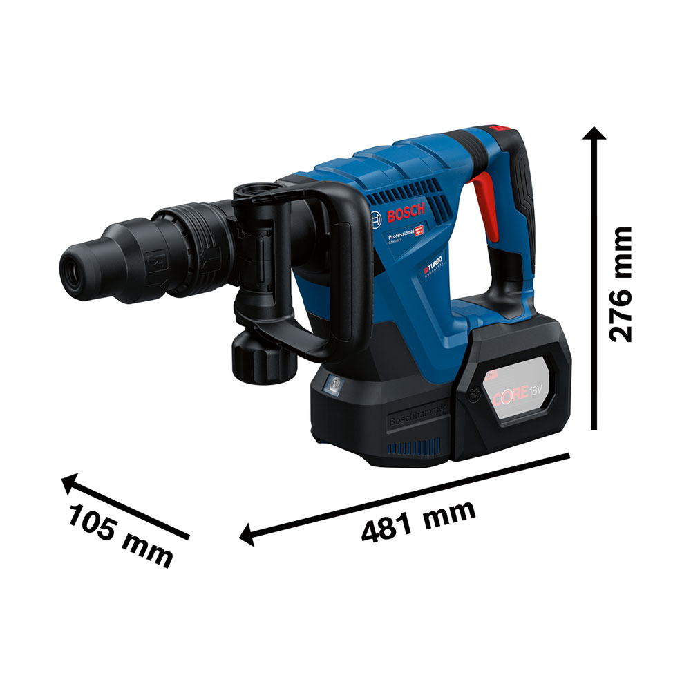 Bosch GSH 18V-5 Batteridrevet rivningshammer med SDS max - Bilde 2