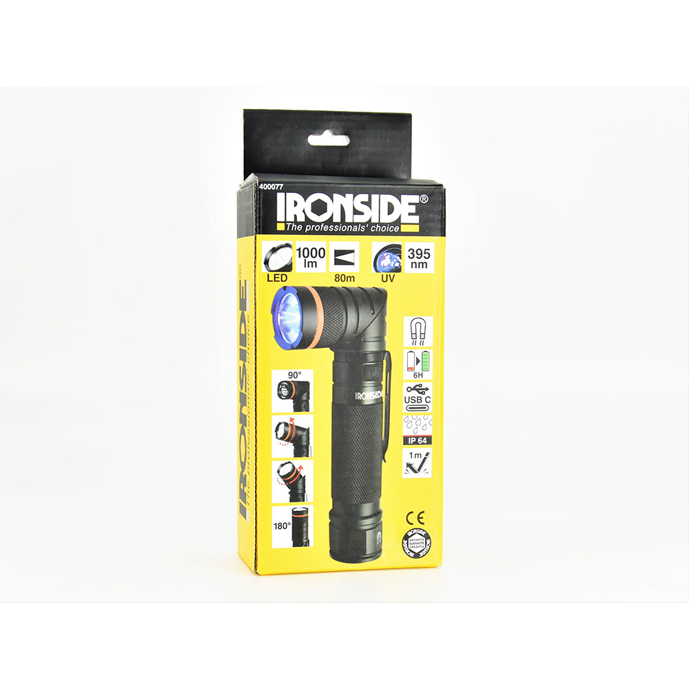 Ironside Håndlykt Ironside Twist +UV 1000 lumen - Bilde 4