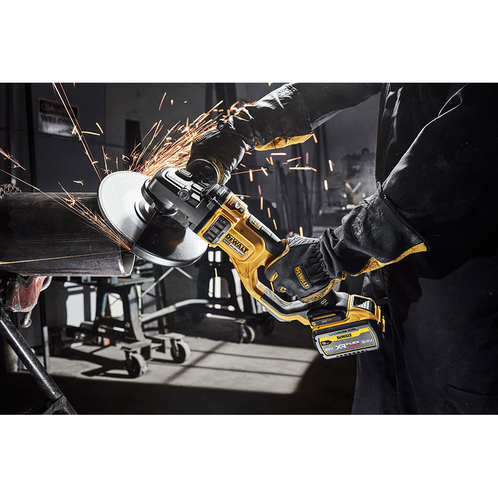Dewalt DCG460N-XJ Vinkelsliper XR FlexVolt 54V 230mm – Naken i pappeske - Bilde 3