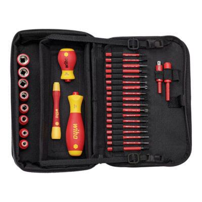 Alternative view of Wiha SlimVario 1/4 1000V Verktøysett 31 deler bag