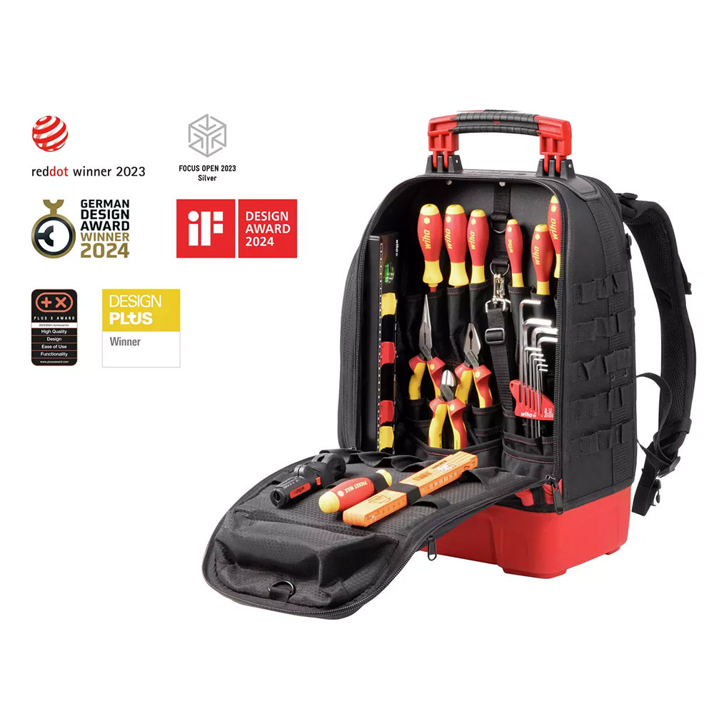 Wiha Electric 1000V Verktøysryggsekk 27 deler - Bilde 13