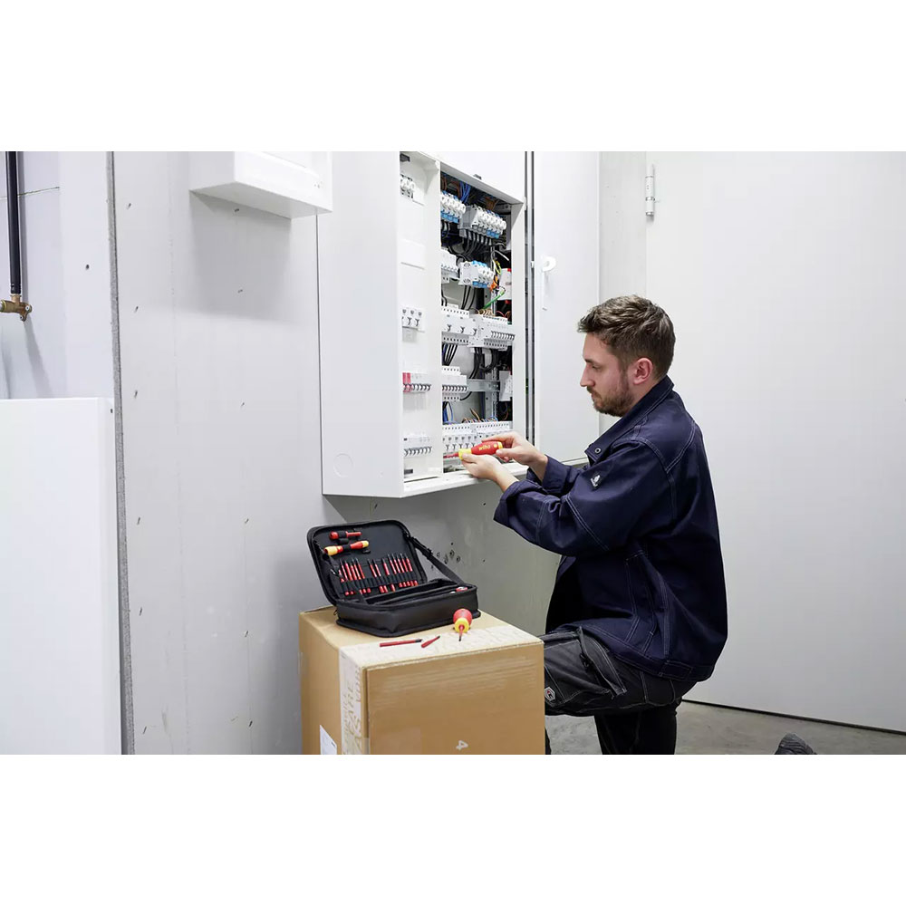 Wiha SlimVario 1/4 1000V Verktøysett 31 deler bag - Bilde 9