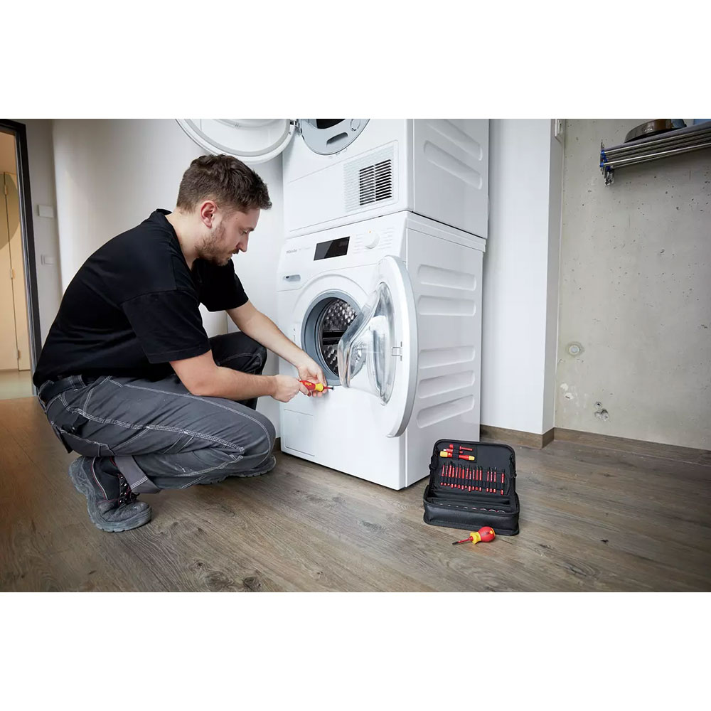 Wiha SlimVario 1/4 1000V Verktøysett 31 deler bag - Bilde 8