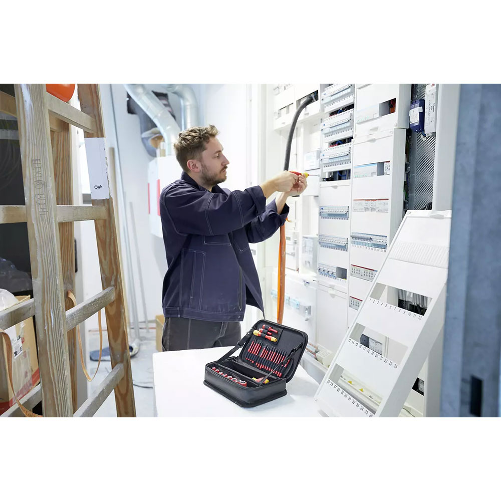 Wiha SlimVario 1/4 1000V Verktøysett 31 deler bag - Bilde 7